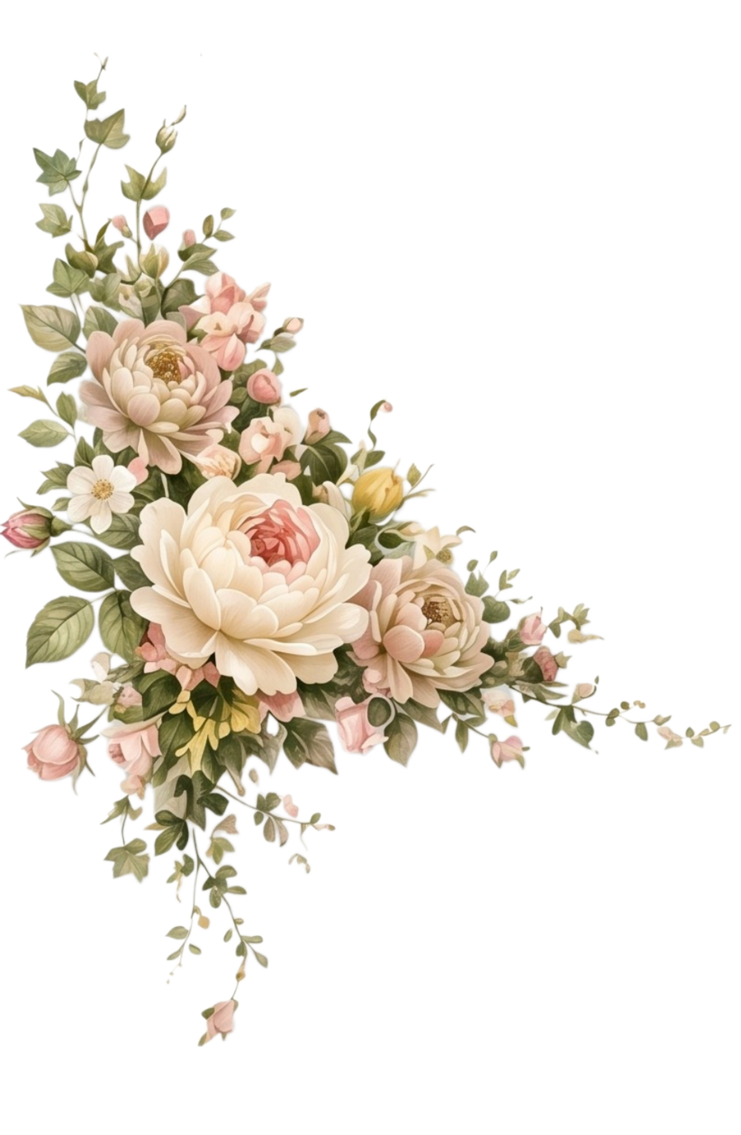 Decoración floral izquierda